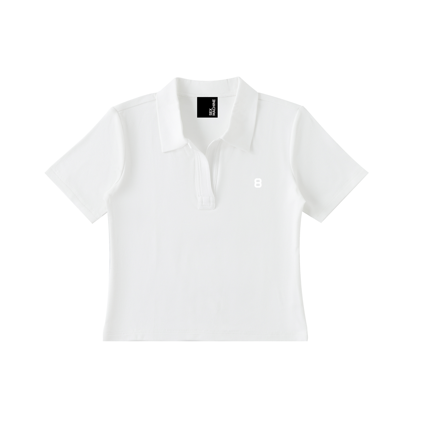 8 Fitted Short Sleeve Polo Shirt