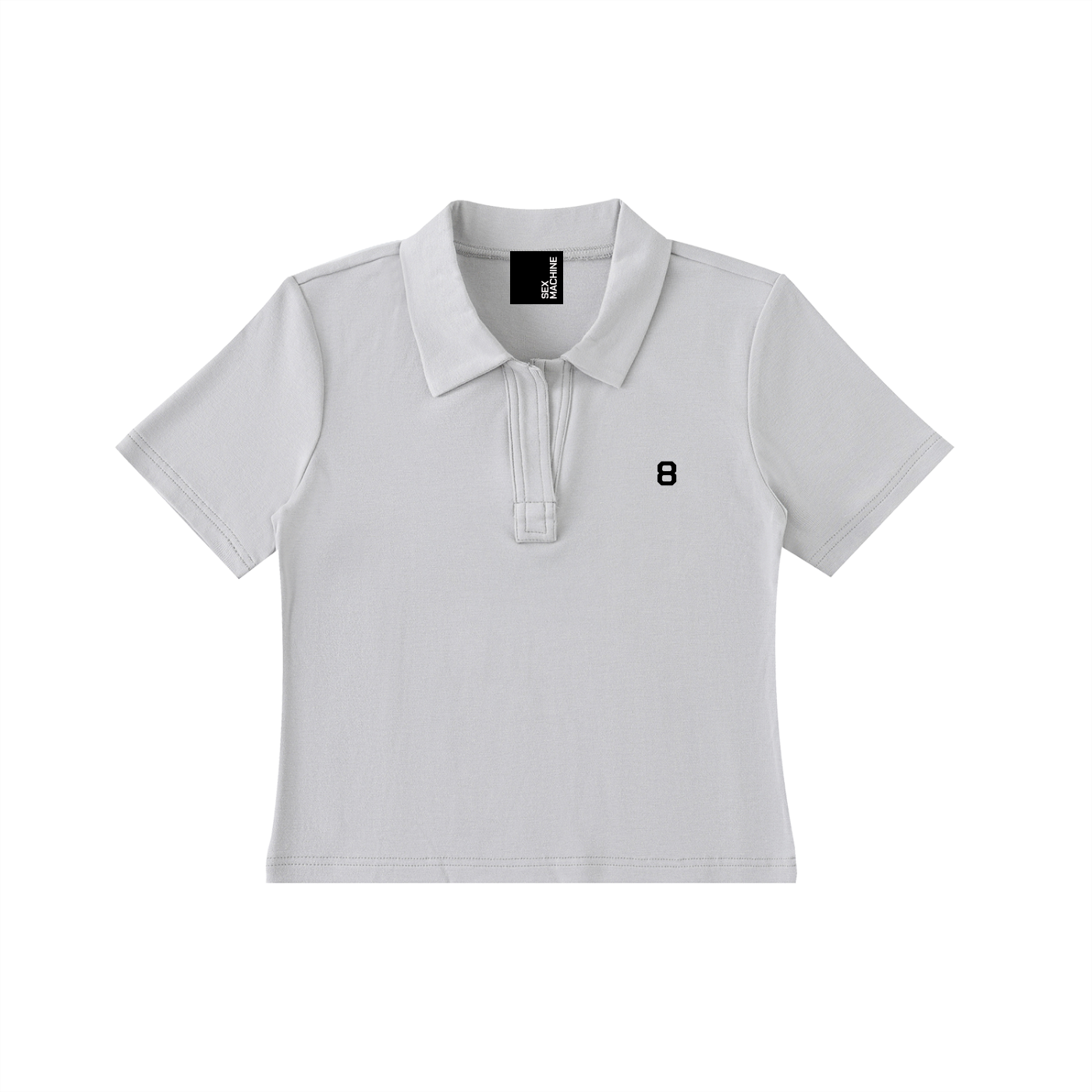 8 Fitted Short Sleeve Polo Shirt