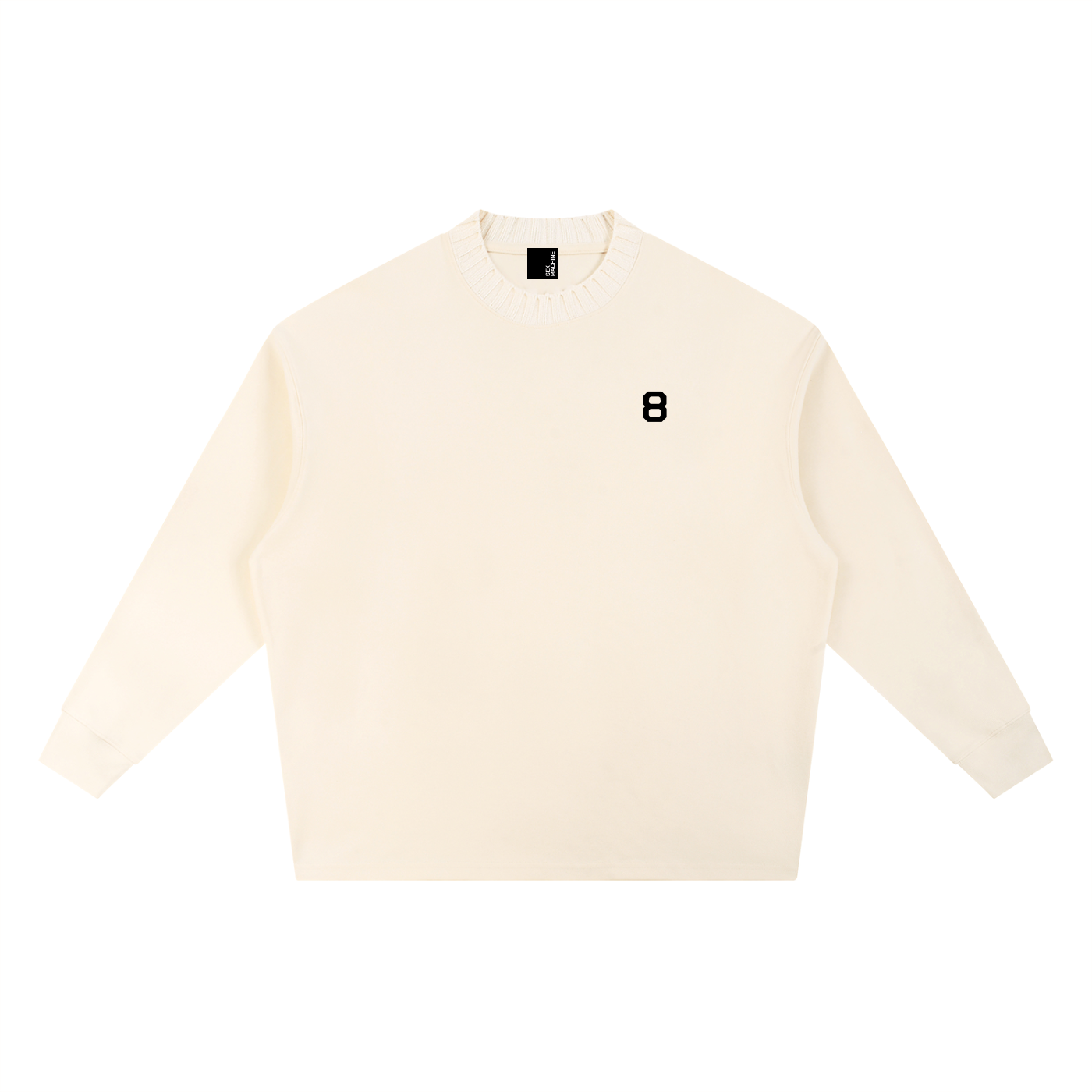 8 Oversized Knitted Sweatshirt