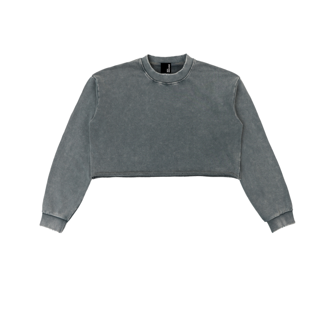 Washed Cropped Sweatshirt