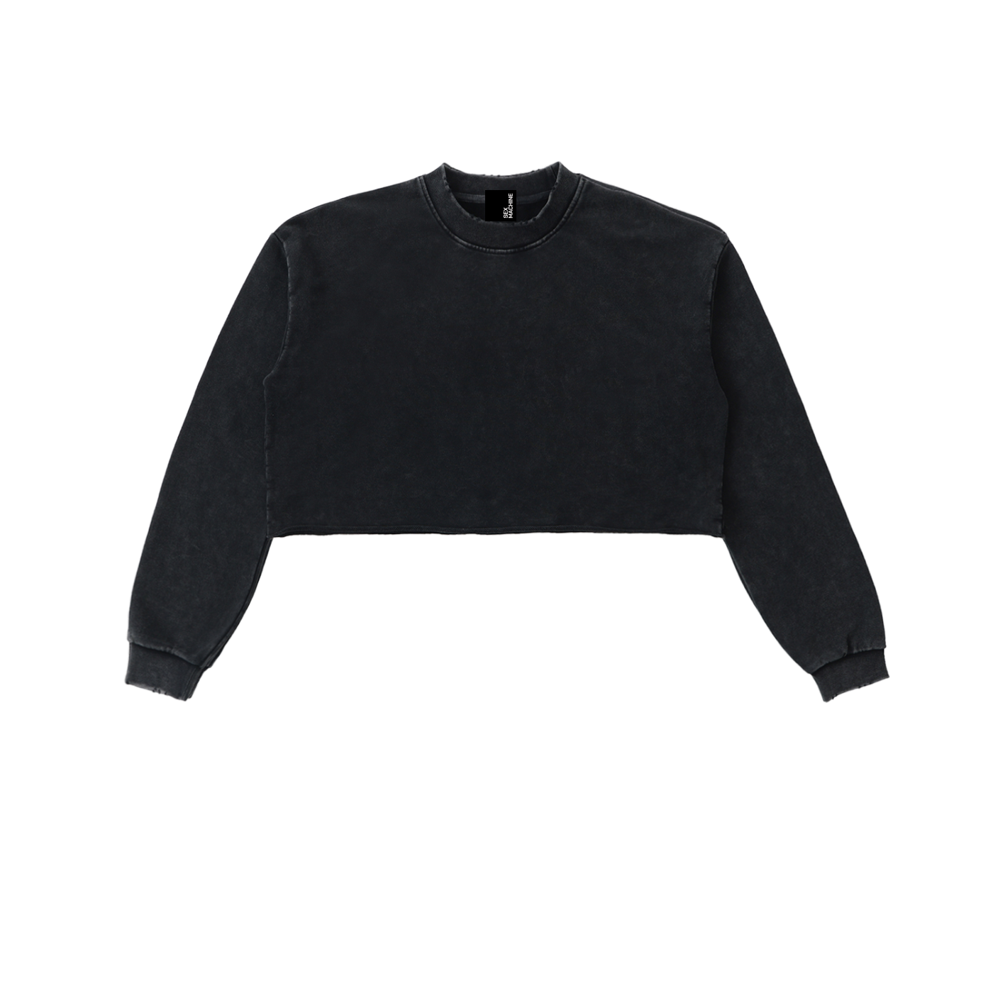 Washed Cropped Sweatshirt