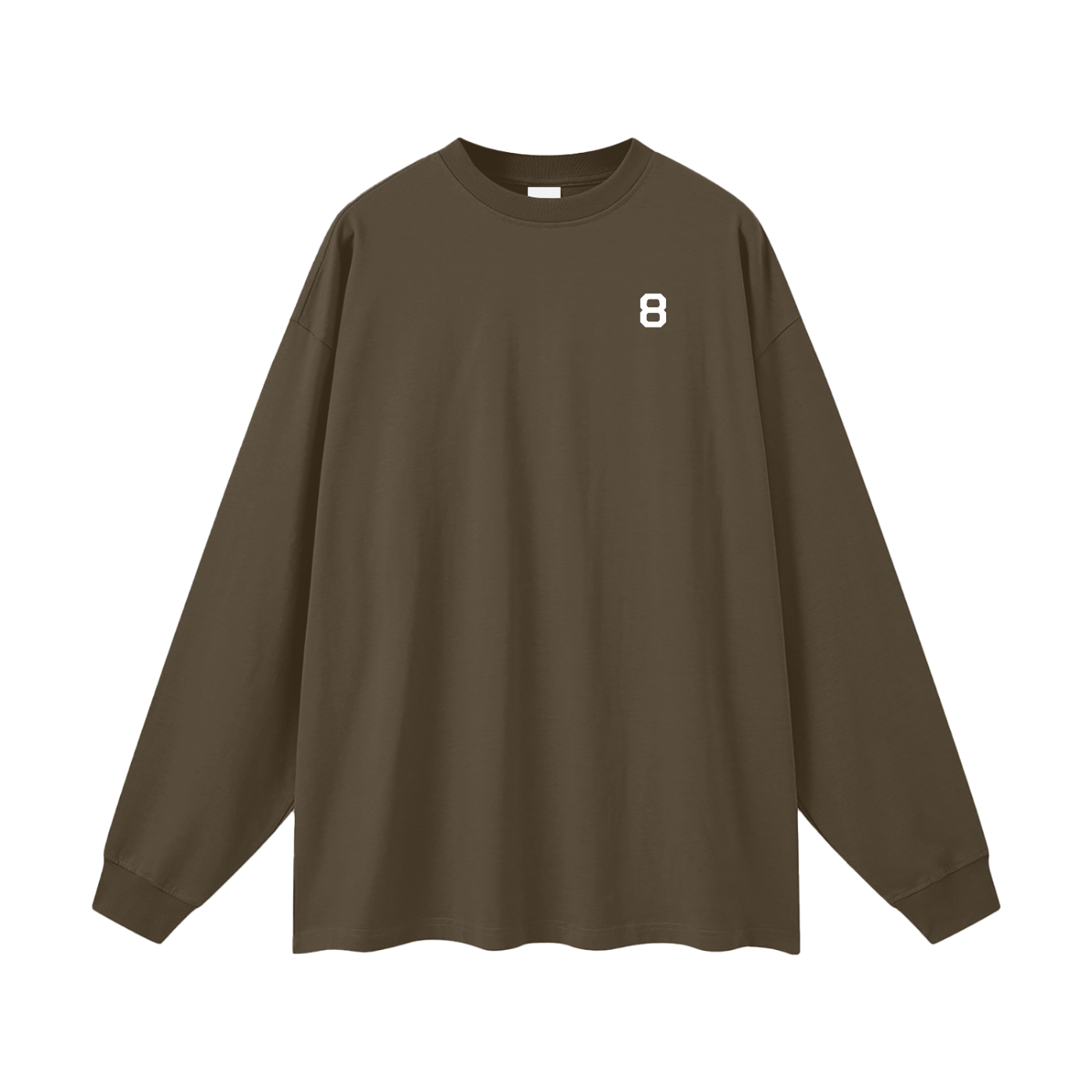 8 Oversized Long Sleeve T-Shirt