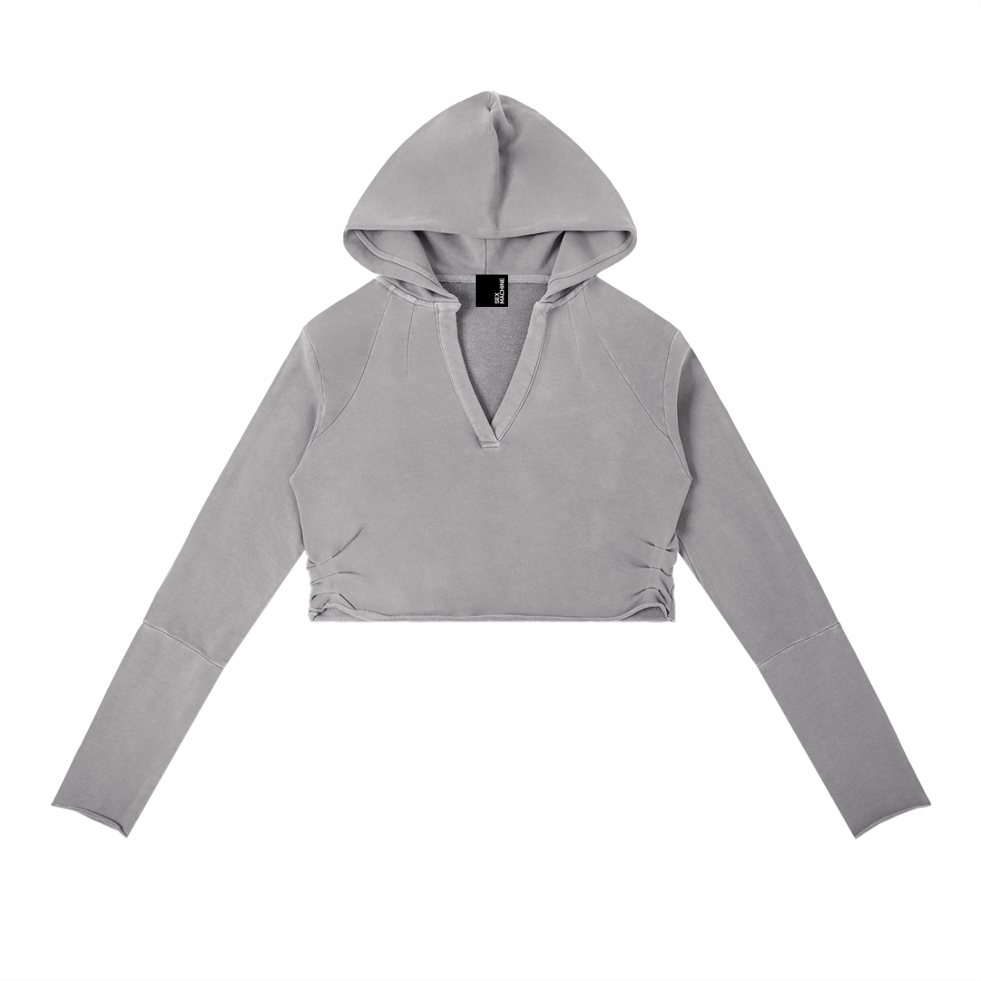 8 Raw Edge Hoodie