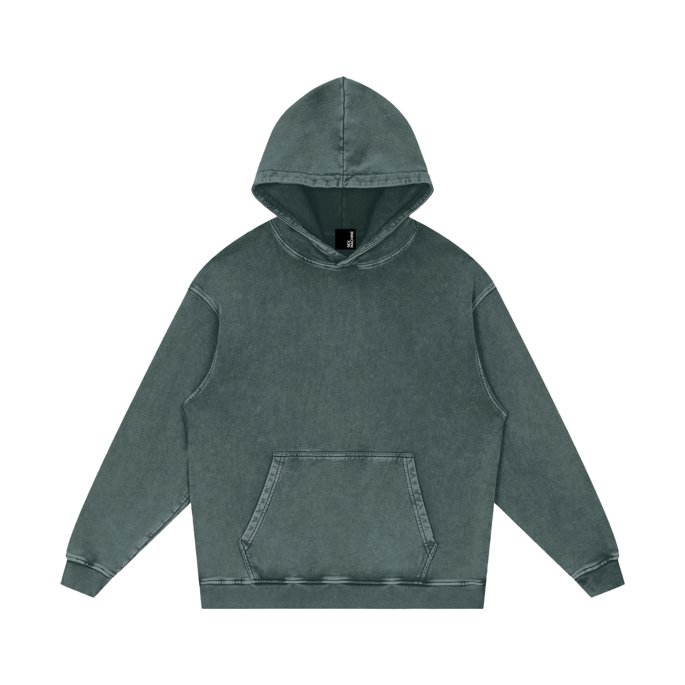 Washed Loose Cotton Hoodie