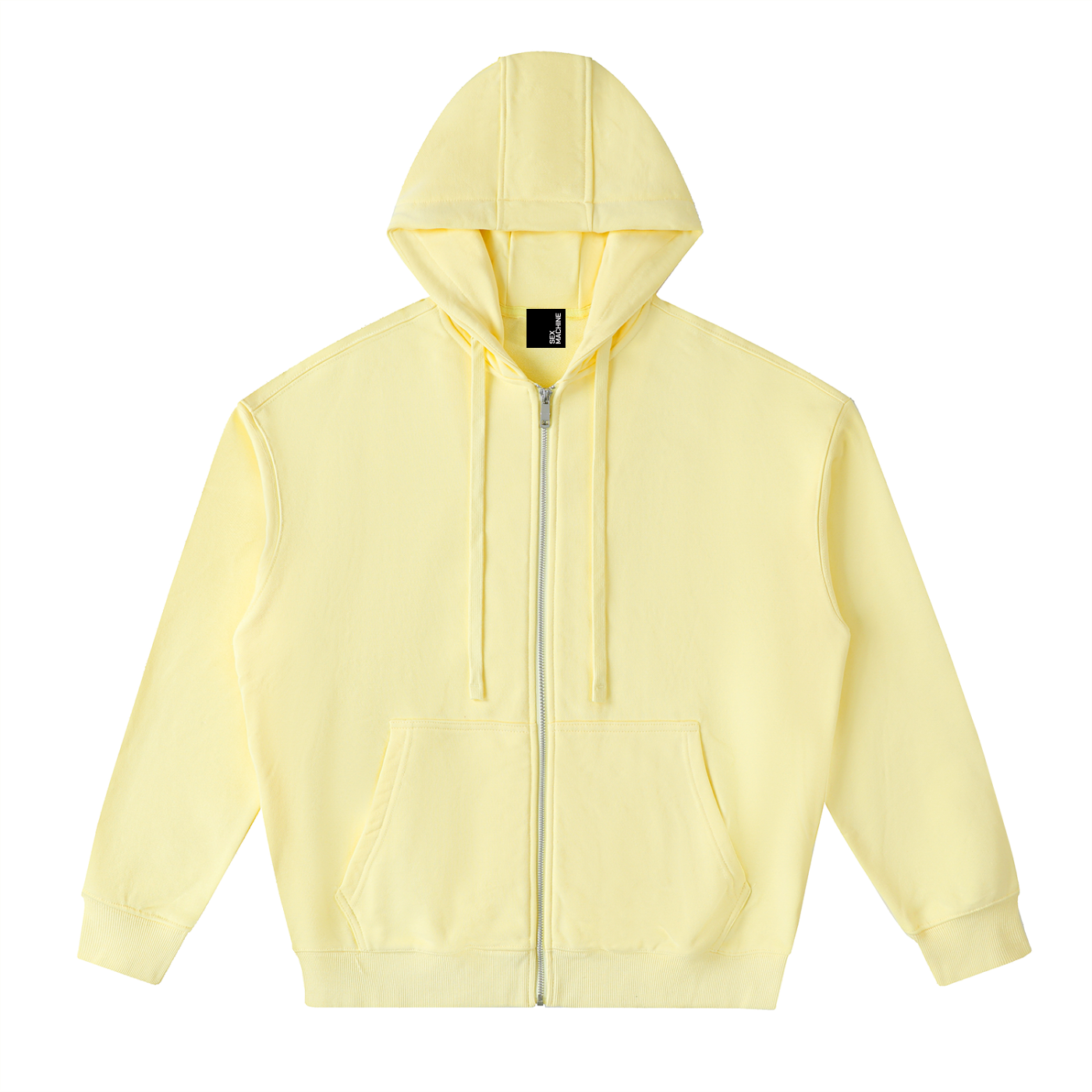 Solid Zip Up Hoodie
