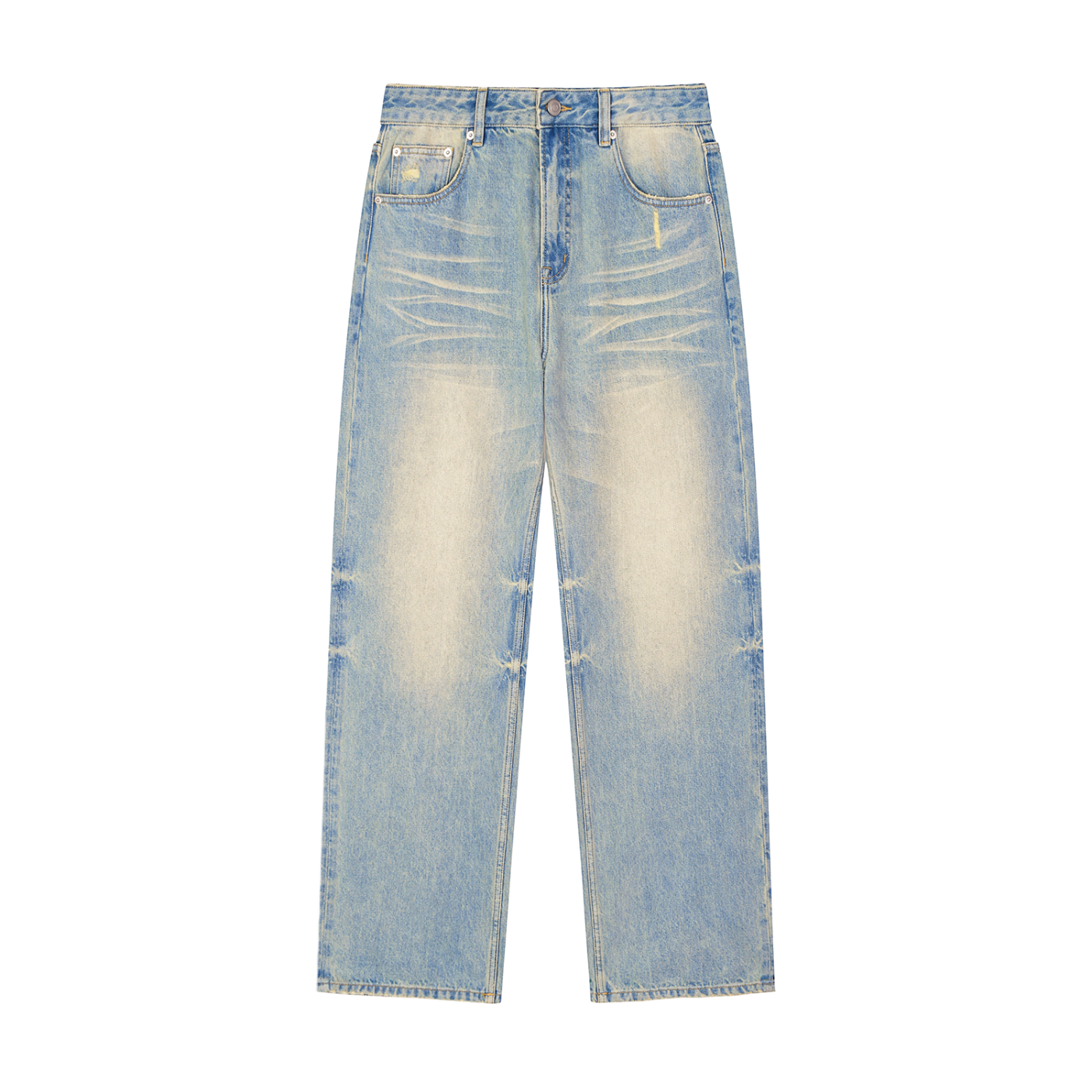 Raw Fade Denim Jeans