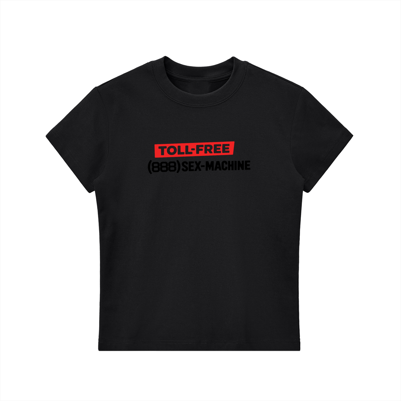 Toll Free Fitted Crewneck T-Shirt