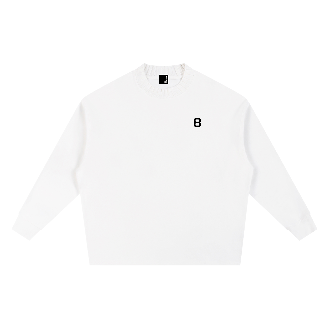 8 Oversized Knitted Sweatshirt