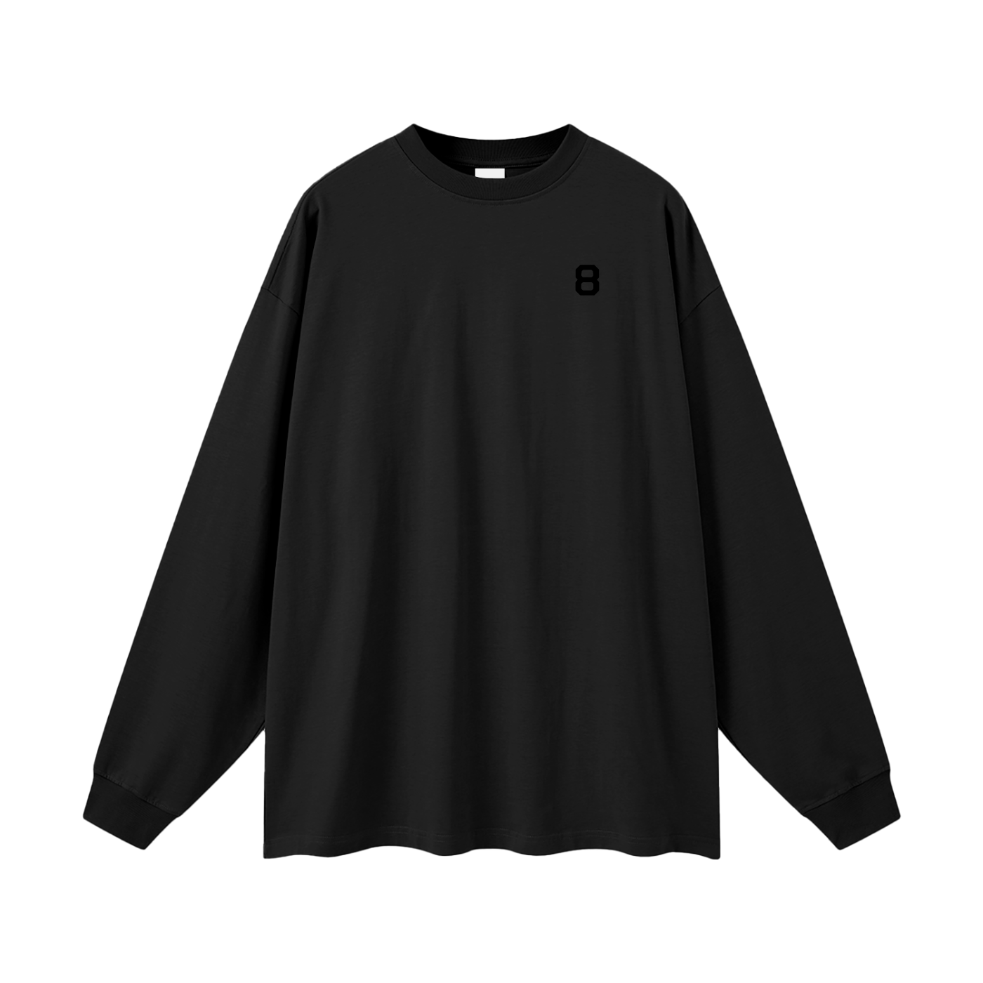 8 Oversized Long Sleeve T-Shirt