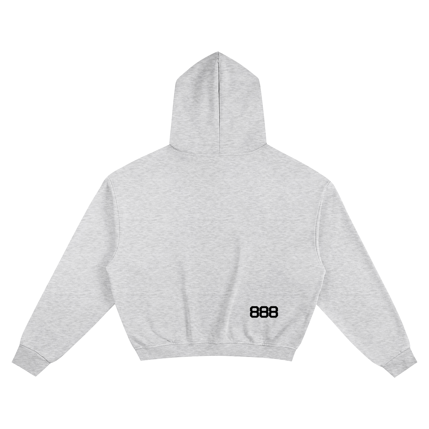 888 Cotton Cropped Hoodie
