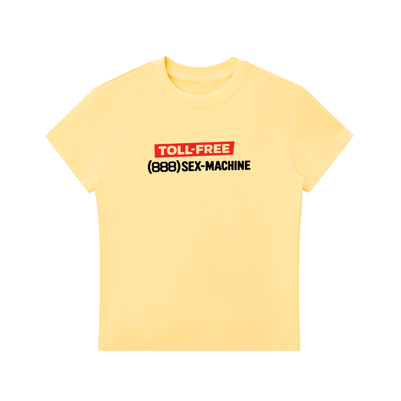 Toll Free Fitted Crewneck T-Shirt