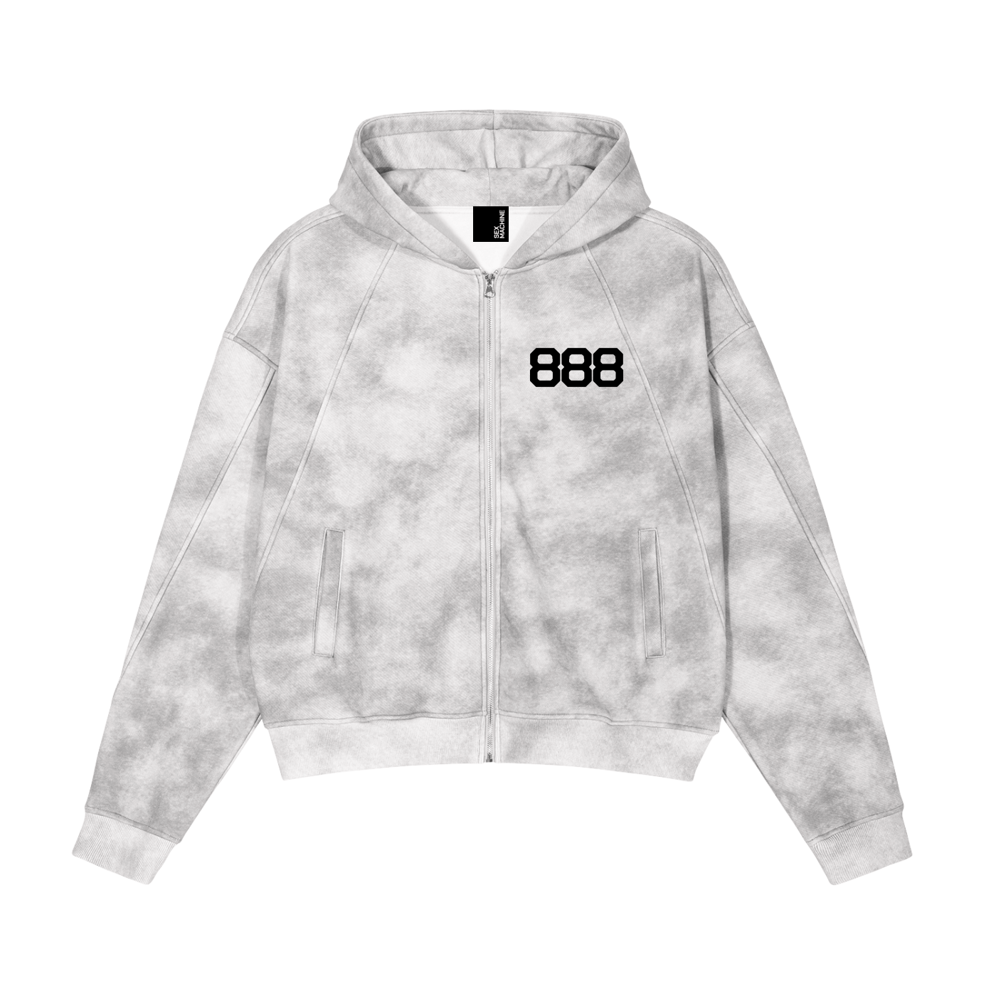 8 Fleeced Zip Up Hoodie