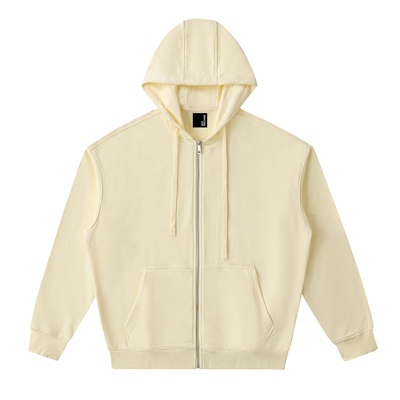 Solid Zip Up Hoodie