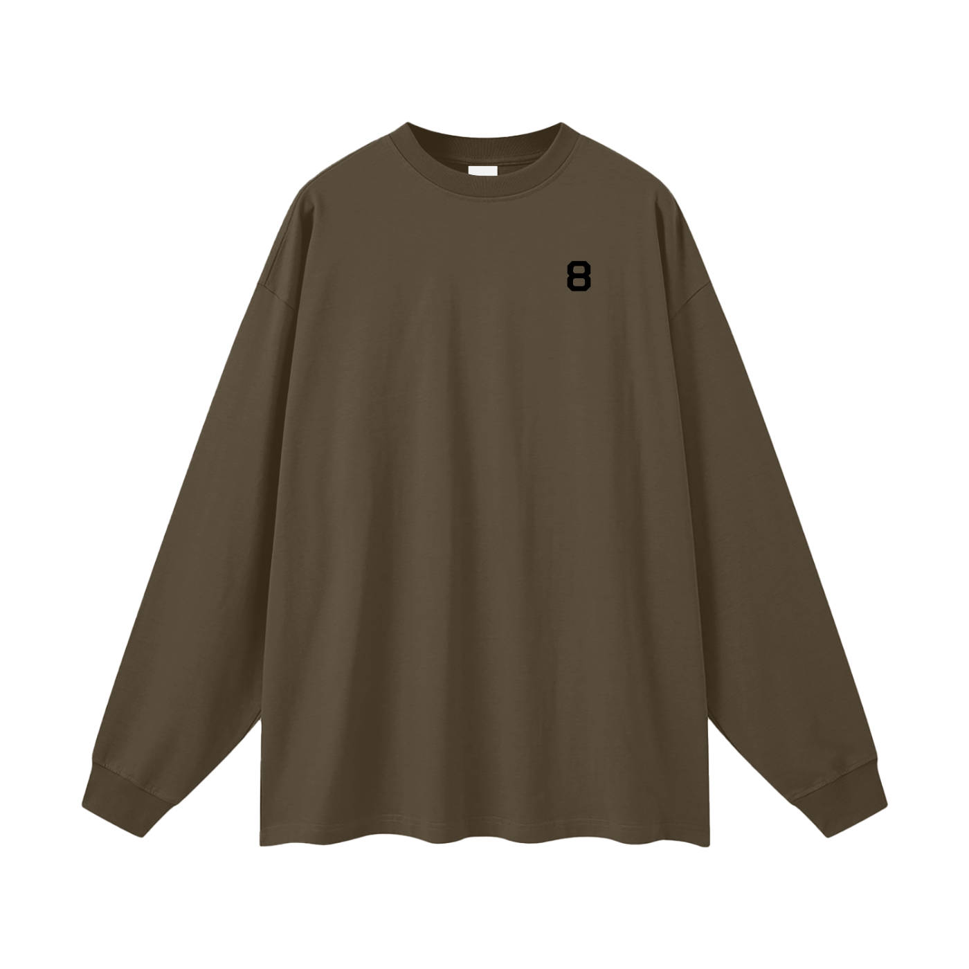 8 Oversized Long Sleeve T-Shirt