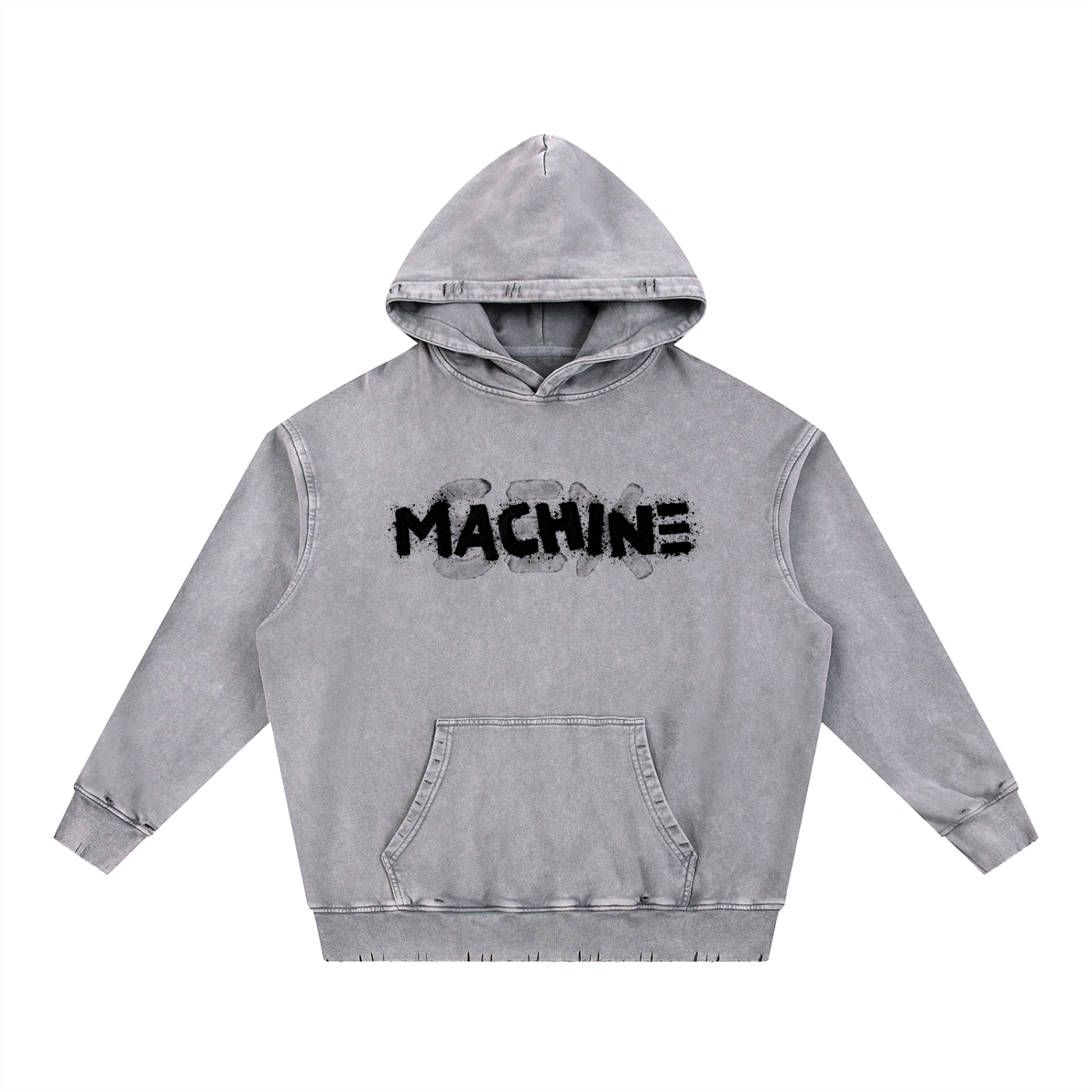 Sex Machine Hand-Frayed Heavyweight Hoodie