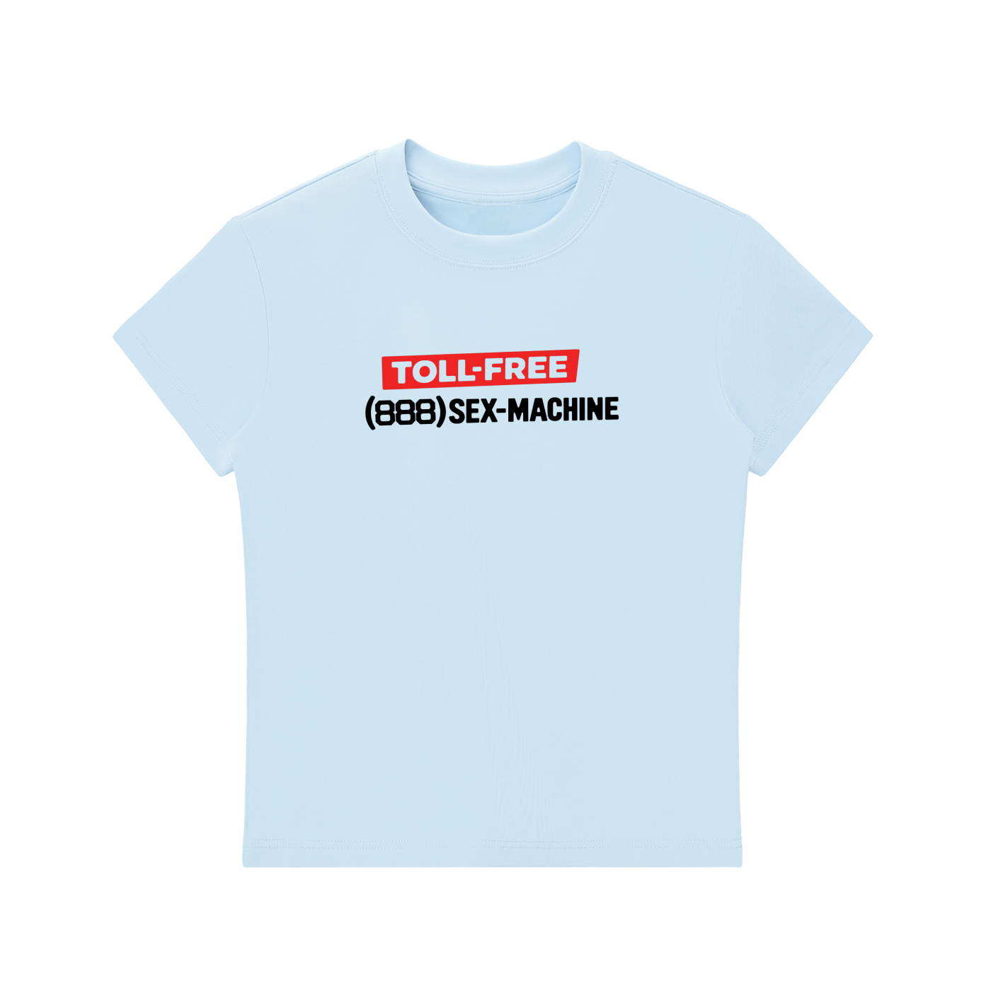 Toll Free Fitted Crewneck T-Shirt