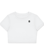 8 Fitted Crop Cotton T-Shirt