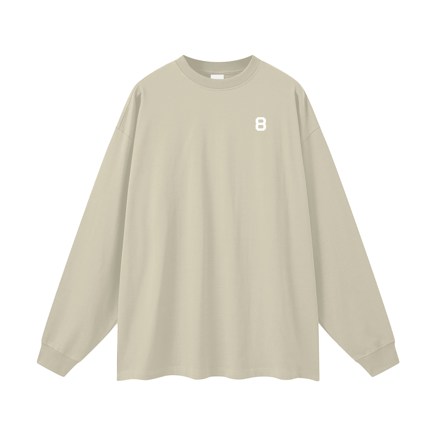 8 Oversized Long Sleeve T-Shirt