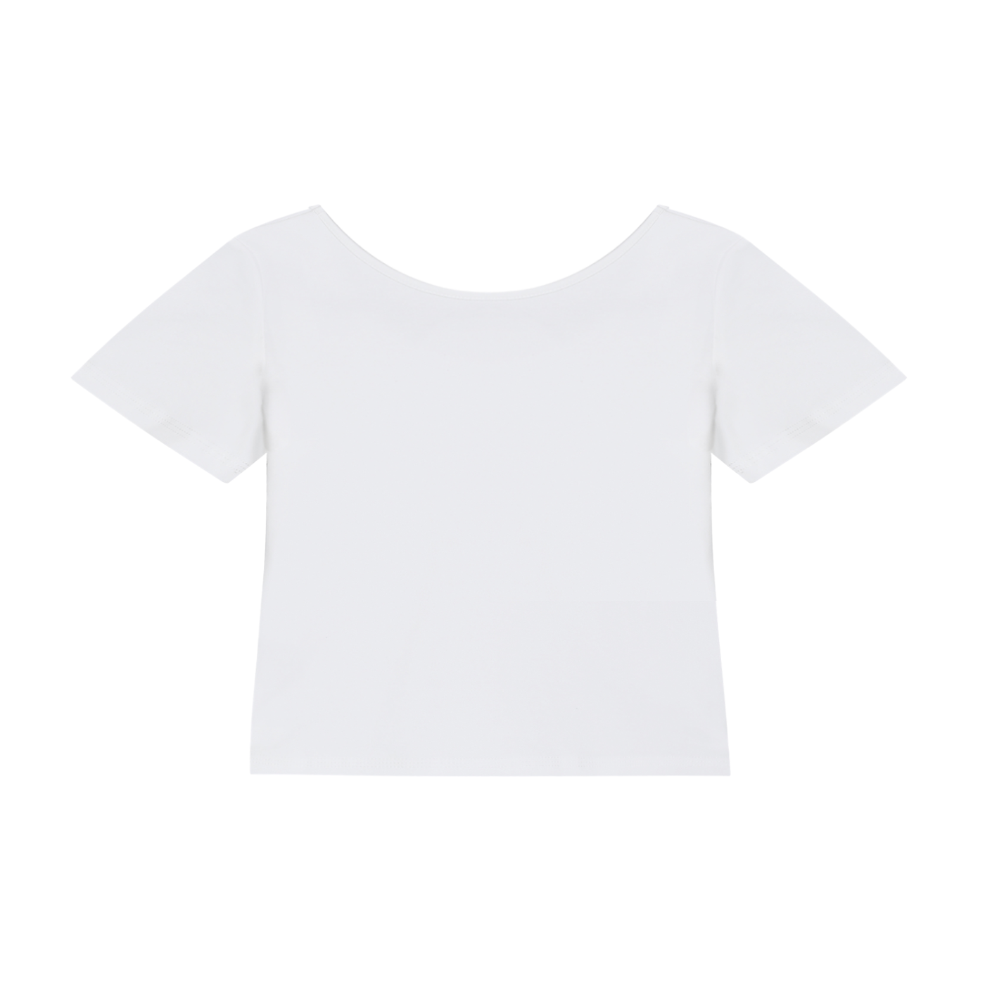 Fitted Cotton Crop Top