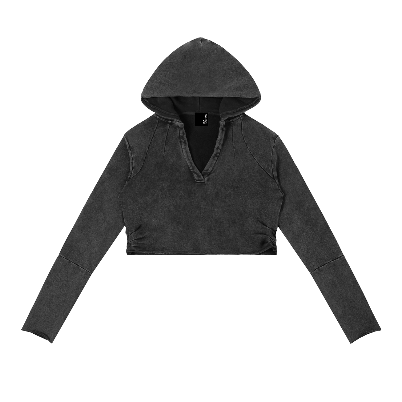 8 Raw Edge Hoodie