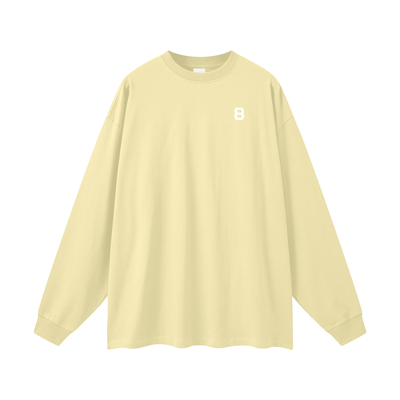 8 Oversized Long Sleeve T-Shirt