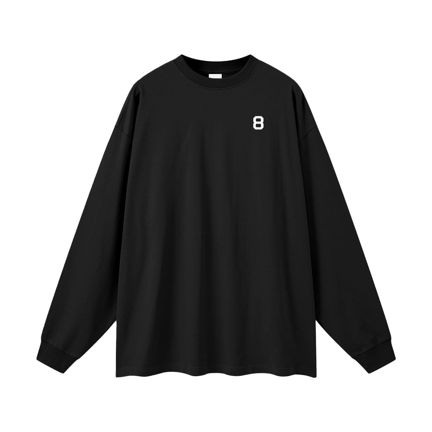 8 Oversized Long Sleeve T-Shirt