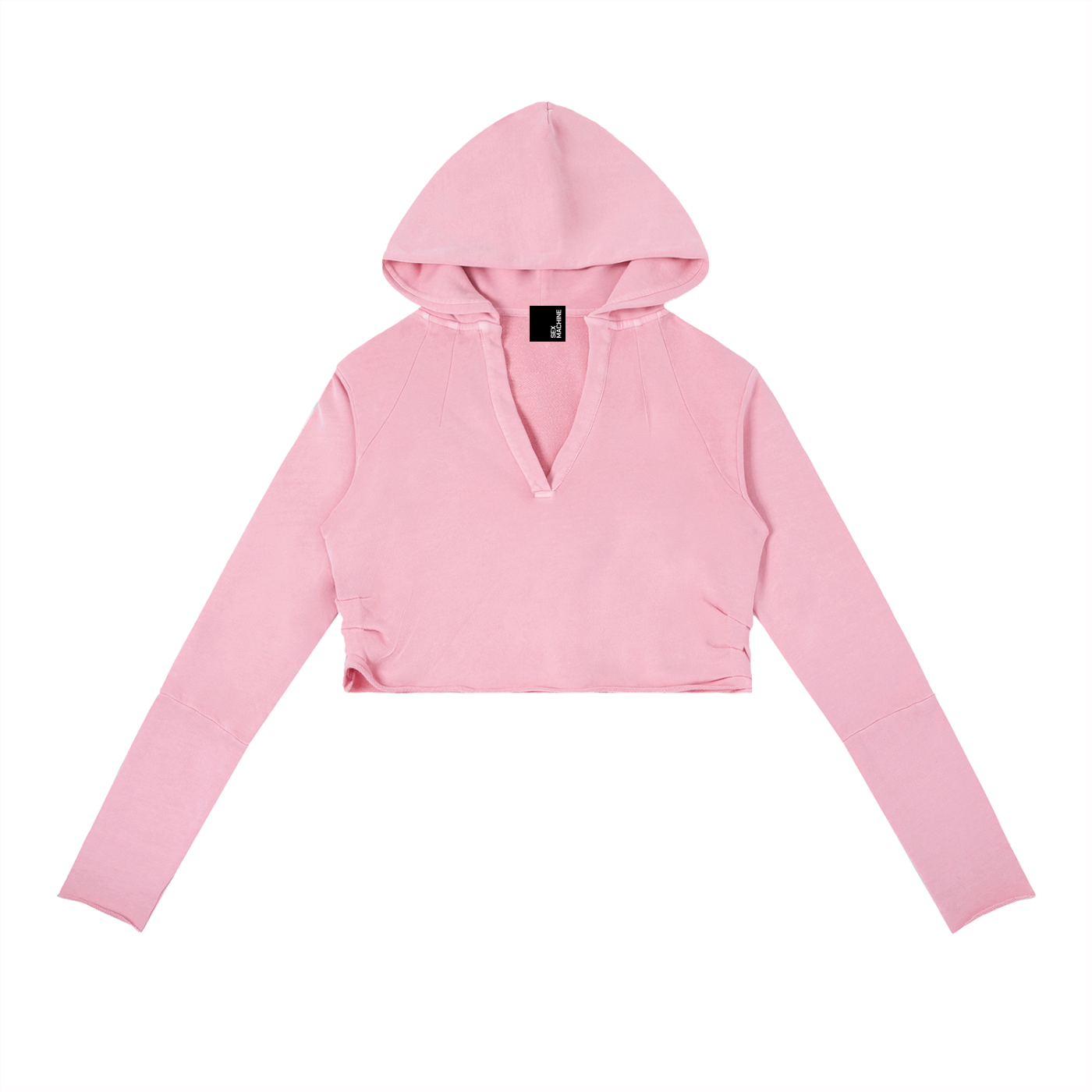 8 Raw Edge Hoodie