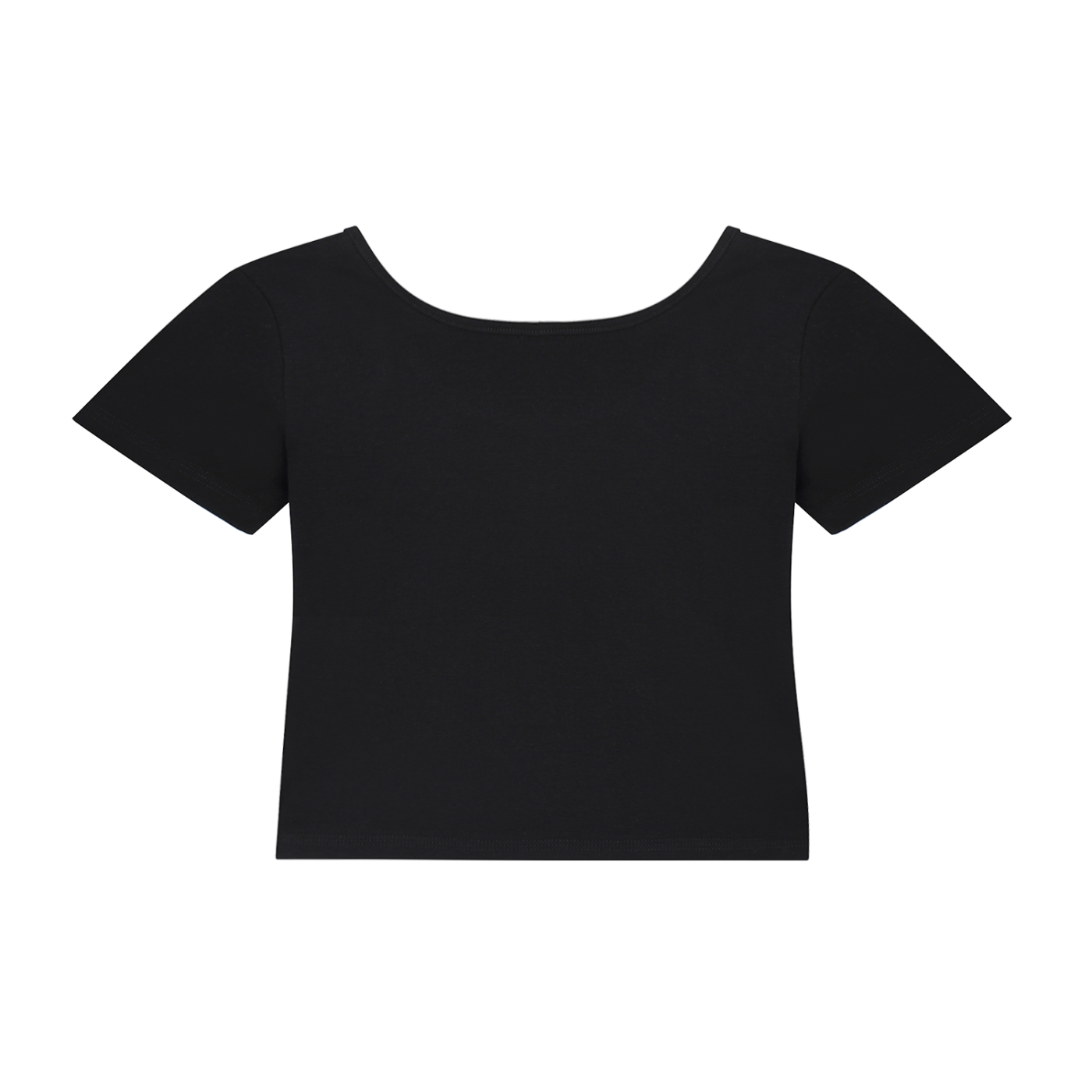 Fitted Cotton Crop Top