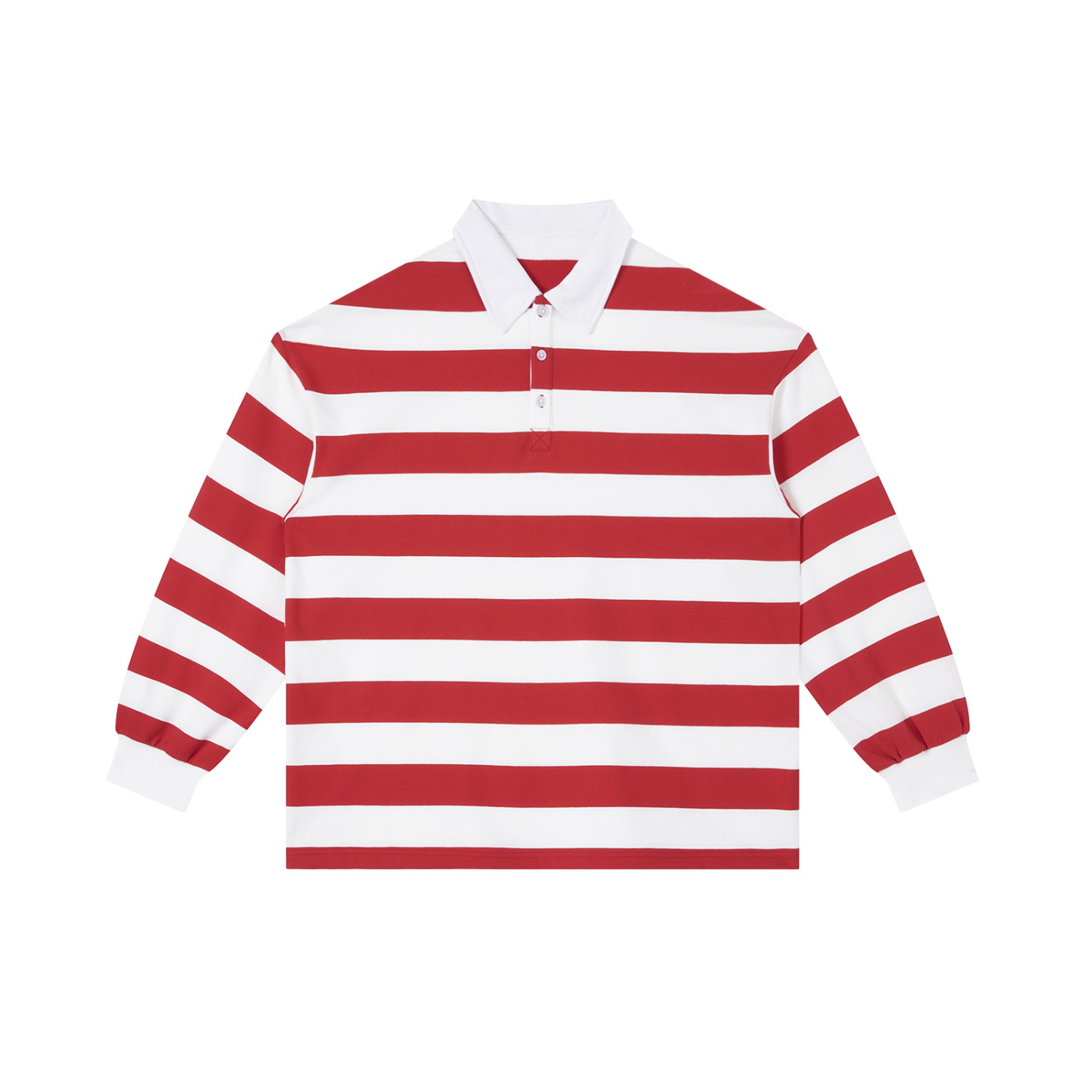Block Stripe Polo Shirt