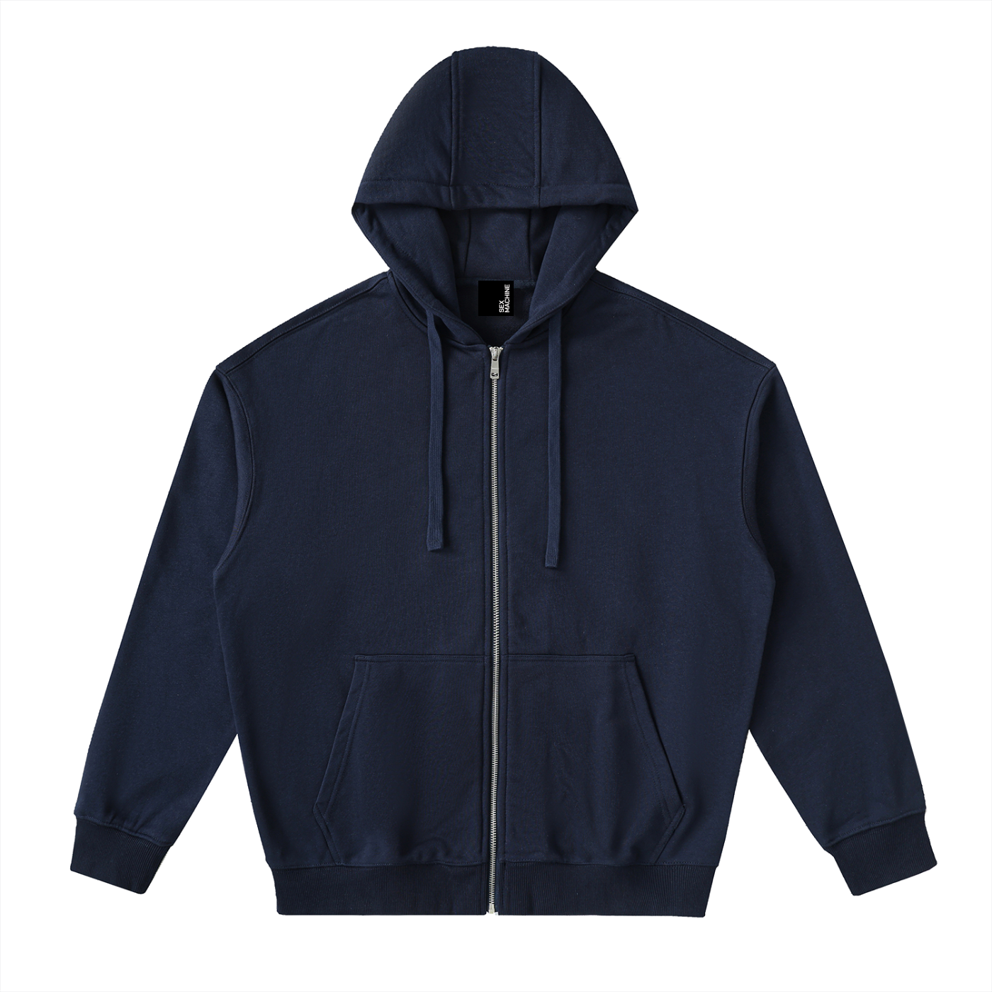 Solid Zip Up Hoodie