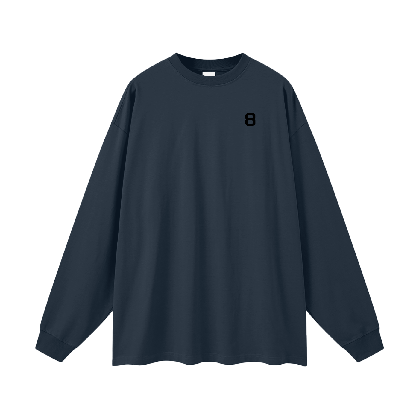 8 Oversized Long Sleeve T-Shirt