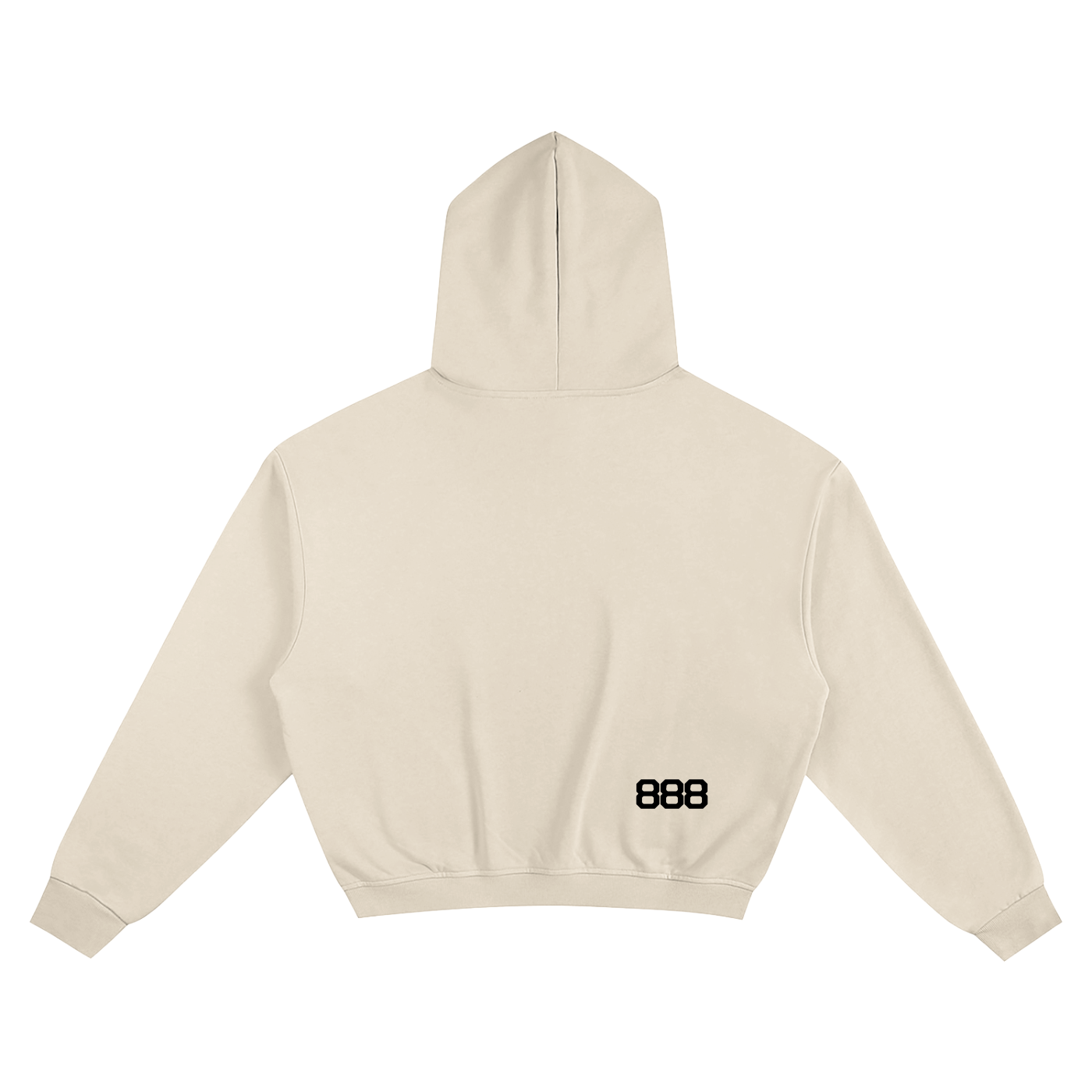 888 Cotton Cropped Hoodie