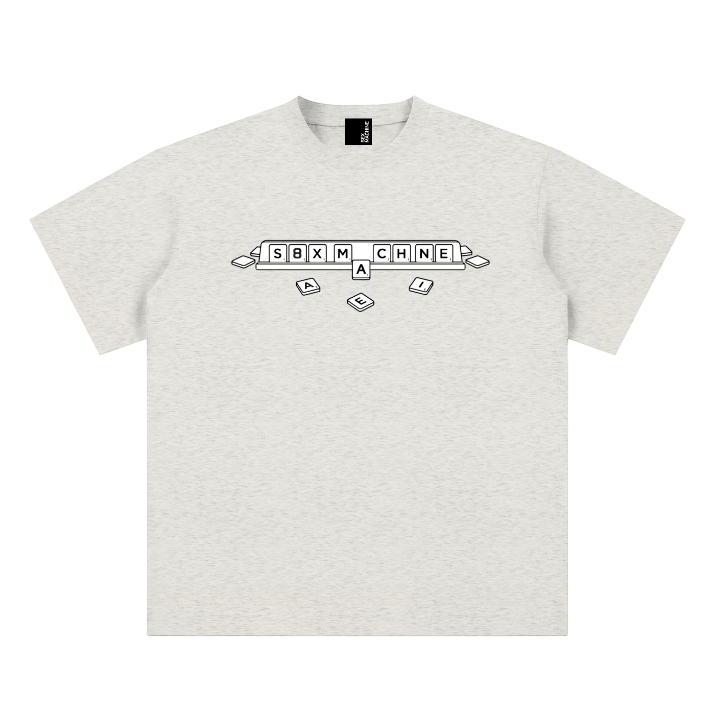 Scrabble Sueded Cotton T-Shirt