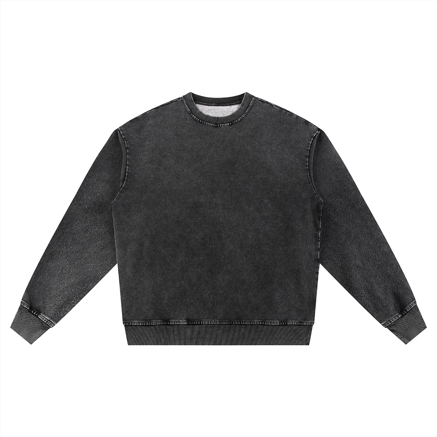 Oversized Wash Crewneck Sweatshirt
